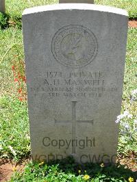 Dar Es Salaam War Cemetery - Maxwell, A H